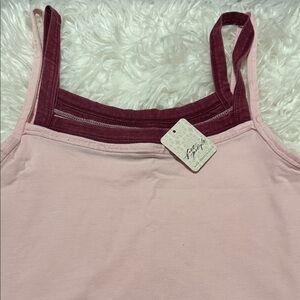 We The Free Twofer Tank Strawberry Rose Combo